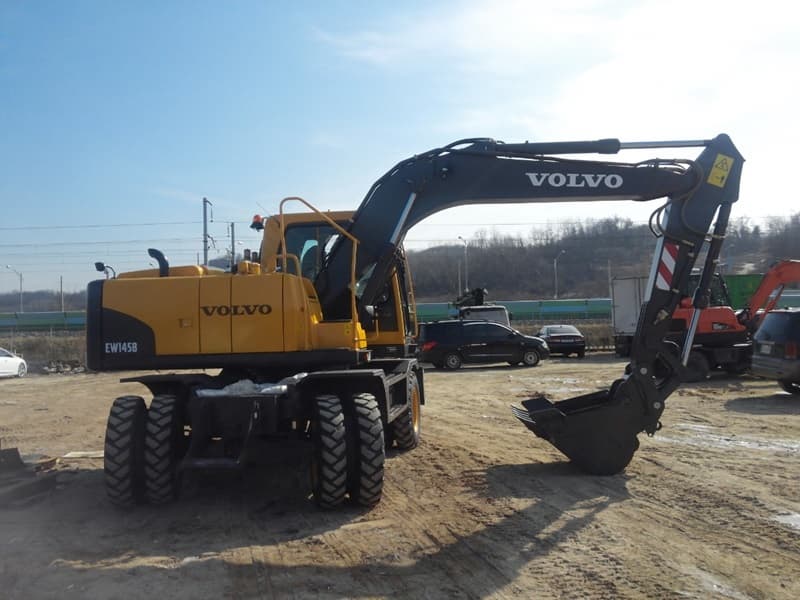 Volvo Ew145b Wheel Excavator Tradekorea 4567